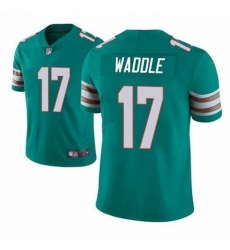 Men Miami Dolphins #17 Jaylen Waddle Vapor Untouchable Stitched Jersey