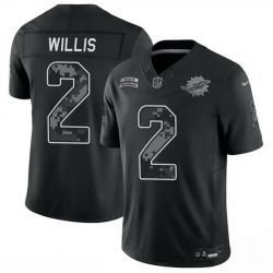 Men Miami Dolphins 2 Malik Willis Black F U S E 2026 Salute to Service Limited Stitched Football Jersey