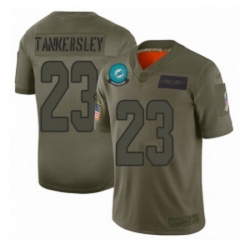 Men Miami Dolphins 23 Cordrea Tankersley Limited Camo 2019 Salute to Service Football Jersey