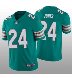 Nike Dolphins 24 Byron Jones Aqua Throwback Vapor Untouchable Limited Jersey