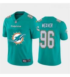 Nike Dolphins 96 Curtis Weaver Aque Team Big Logo Vapor Untouchable Limited Jersey