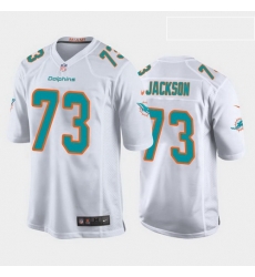 men austin jackson miami dolphins white game jersey 