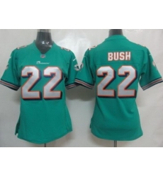 2012 Women Nike Miami Dolphins 22 Bush Jersey