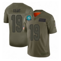 Womens Miami Dolphins 19 Jakeem Grant Limited Camo 2019 Salute to Service Football Jersey