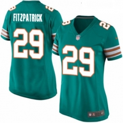 Womens Nike Miami Dolphins 29 Minkah Fitzpatrick Game Aqua Green Alternate NFL Jersey