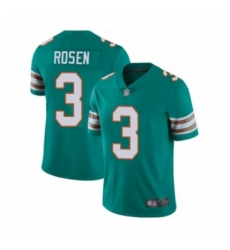 Youth Miami Dolphins 3 Josh Rosen Aqua Green Alternate Vapor Untouchable Limited Player Football Jersey