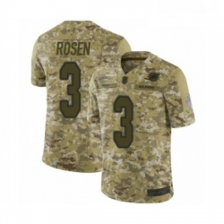 Youth Miami Dolphins 3 Josh Rosen Limited Camo 2018 Salute to Service Football Jersey