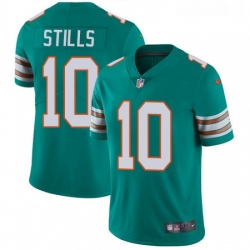 Youth Nike Miami Dolphins 10 Kenny Stills Aqua Green Alternate Vapor Untouchable Limited Player NFL Jersey