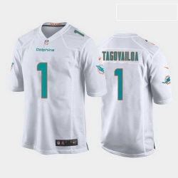 youth tua tagovailoa miami dolphins white game jersey 