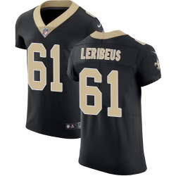 Elite Nike Black Mens Josh LeRibeus Home Jersey NFL 61 New Orleans Saints Vapor Untouchable Elite Nike Black Mens Josh LeRibeus Home Jersey NFL 61 New Orleans Saints Vapor Untouchable