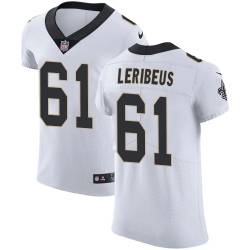 Elite Nike White Mens Josh LeRibeus Road Jersey NFL 61 New Orleans Saints Vapor Untouchable Elite Nike White Mens Josh LeRibeus Road Jersey NFL 61 New Orleans Saints Vapor Untouchable