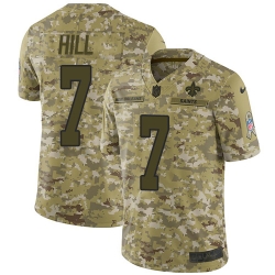 Limited Nike Camo Mens Taysom Hill Jersey NFL 7 New Orleans Saints 2018 Salute to Service Limited Nike Camo Mens Taysom Hill Jersey NFL 7 New Orleans Saints 2018 Salute to Service