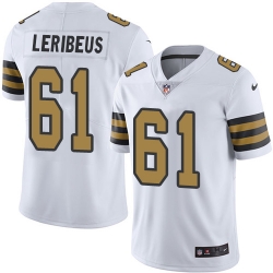 Limited Nike White Mens Josh LeRibeus Jersey NFL 61 New Orleans Saints Rush Vapor Untouchable Limited Nike White Mens Josh LeRibeus Jersey NFL 61 New Orleans Saints Rush Vapor Untouchable