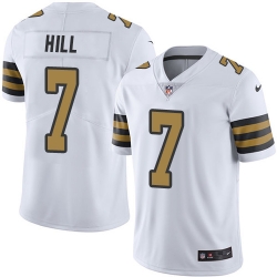 Limited Nike White Mens Taysom Hill Jersey NFL 7 New Orleans Saints Rush Vapor Untouchable Limited Nike White Mens Taysom Hill Jersey NFL 7 New Orleans Saints Rush Vapor Untouchable