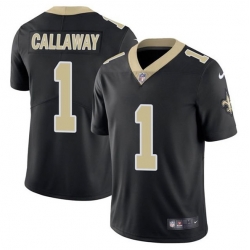 Men New Orleans Saints 1 Marquez Callaway 2021 Black Vapor Untouchable Limited Stitched Jersey Men New Orleans Saints 1 Marquez Callaway 2021 Black Vapor Untouchable Limited Stitched Jersey