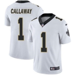 Men New Orleans Saints 1 Marquez Callaway 2021 White Vapor Untouchable Limited Men New Orleans Saints 1 Marquez Callaway 2021 White Vapor Untouchable Limited