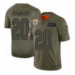 Men New Orleans Saints 20 Ken Crawley Limited Camo 2019 Salute to Service Football Jersey Men New Orleans Saints 20 Ken Crawley Limited Camo 2019 Salute to Service Football Jersey