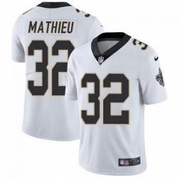 Men New Orleans Saints 32 Tyrann Mathieu White Vapor Limited Stitched Jersey Men New Orleans Saints 32 Tyrann Mathieu White Vapor Limited Stitched Jersey
