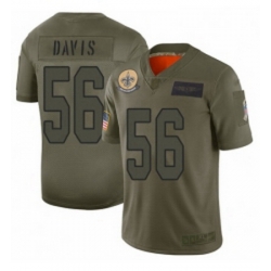 Men New Orleans Saints 56 DeMario Davis Limited Camo 2019 Salute to Service Football Jersey Men New Orleans Saints 56 DeMario Davis Limited Camo 2019 Salute to Service Football Jersey