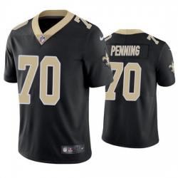 Men New Orleans Saints 70 Trevor Penning Black Vapor Limited Stitched jersey Men New Orleans Saints 70 Trevor Penning Black Vapor Limited Stitched jersey