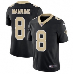 Men New Orleans Saints 8 Archie Manning 2021 Black Vapor Untouchable Limited Stitched Jersey Men New Orleans Saints 8 Archie Manning 2021 Black Vapor Untouchable Limited Stitched Jersey