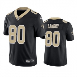 Men New Orleans Saints 80 Jarvis Landry Black Vapor Limited Stitched Jersey Men New Orleans Saints 80 Jarvis Landry Black Vapor Limited Stitched Jersey