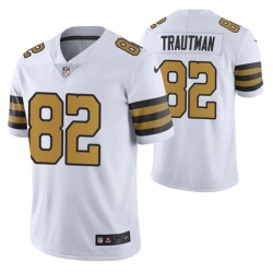 Men New Orleans Saints 82 Adam Trautman Color Rush Stitched Jersey Men New Orleans Saints 82 Adam Trautman Color Rush Stitched Jersey