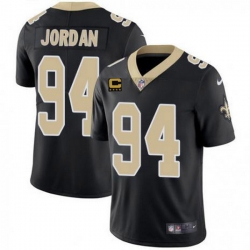 Men New Orleans Saints 94 Cameron Jordan 2022 Black With 4 Star C Patch Stitched Jersey Men New Orleans Saints 94 Cameron Jordan 2022 Black With 4 Star C Patch Stitched Jersey