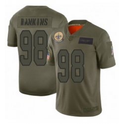 Men New Orleans Saints 98 Sheldon Rankins Limited Camo 2019 Salute to Service Football Jersey Men New Orleans Saints 98 Sheldon Rankins Limited Camo 2019 Salute to Service Football Jersey