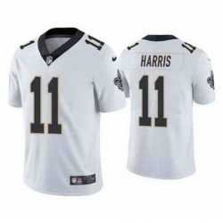 Men New Orleans Saints Deonte Harris #11 White Vapor Limited Stitched NFL Colo Men New Orleans Saints Deonte Harris #11 White Vapor Limited Stitched NFL Colo