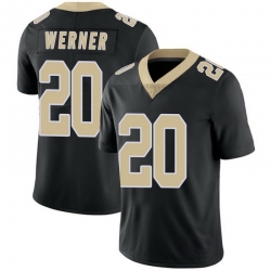 Men New Orleans Saints Pete Werner #20 Black Vapor Limited Stitched NFL Jersey Men New Orleans Saints Pete Werner #20 Black Vapor Limited Stitched NFL Jersey
