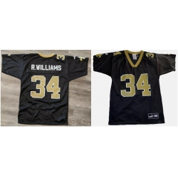 Men Puma ricky Williams new Orleans saints Black NFL Jersey Men Puma ricky Williams new Orleans saints Black NFL Jersey