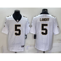 Men's New Orleans Saints #5 Jarvis Landry White 2022 Vapor Untouchable Stitched NFL Nike Limited Jersey Men's New Orleans Saints #5 Jarvis Landry White 2022 Vapor Untouchable Stitched NFL Nike Limited Jersey