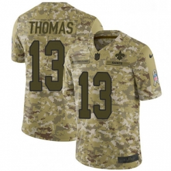 Mens Nike New Orleans Saints 13 Michael Thomas Limited Camo 2018 Salute to Service NFL Jersey Mens Nike New Orleans Saints 13 Michael Thomas Limited Camo 2018 Salute to Service NFL Jersey