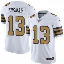 Mens Nike New Orleans Saints 13 Michael Thomas Limited White Rush Vapor Untouchable NFL Jersey Mens Nike New Orleans Saints 13 Michael Thomas Limited White Rush Vapor Untouchable NFL Jersey