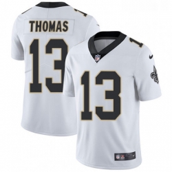 Mens Nike New Orleans Saints 13 Michael Thomas White Vapor Untouchable Limited Player NFL Jersey Mens Nike New Orleans Saints 13 Michael Thomas White Vapor Untouchable Limited Player NFL Jersey