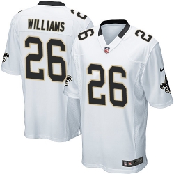 Mens Nike New Orleans Saints 26 P. J. Williams Game White NFL Jersey Mens Nike New Orleans Saints 26 P. J. Williams Game White NFL Jersey