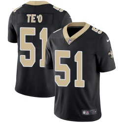 Mens Nike New Orleans Saints 51 Manti Teo Black Team Color Vapor Untouchable Limited Player NFL Jersey Mens Nike New Orleans Saints 51 Manti Teo Black Team Color Vapor Untouchable Limited Player NFL Jersey
