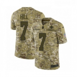 Mens Nike New Orleans Saints 7 Taysom Hill Limited Camo 2018 Salute to Service NFL Jersey Mens Nike New Orleans Saints 7 Taysom Hill Limited Camo 2018 Salute to Service NFL Jersey