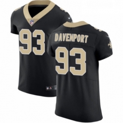 Mens Nike New Orleans Saints 93 Marcus Davenport Black Team Color Vapor Untouchable Elite Player NFL Jersey Mens Nike New Orleans Saints 93 Marcus Davenport Black Team Color Vapor Untouchable Elite Player NFL Jersey