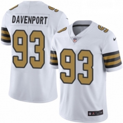 Mens Nike New Orleans Saints 93 Marcus Davenport Limited White Rush Vapor Untouchable NFL Jersey Mens Nike New Orleans Saints 93 Marcus Davenport Limited White Rush Vapor Untouchable NFL Jersey
