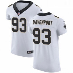 Mens Nike New Orleans Saints 93 Marcus Davenport White Vapor Untouchable Elite Player NFL Jersey Mens Nike New Orleans Saints 93 Marcus Davenport White Vapor Untouchable Elite Player NFL Jersey
