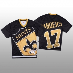 NFL New Orleans Saints 17 Emmanuel Sanders Black Men Mitchell  26 Nell Big Face Fashion Limited NFL Jersey NFL New Orleans Saints 17 Emmanuel Sanders Black Men Mitchell  26 Nell Big Face Fashion Limited NFL Jersey