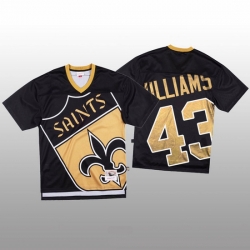 NFL New Orleans Saints 43 Marcus Williams Black Men Mitchell  26 Nell Big Face Fashion Limited NFL Jersey NFL New Orleans Saints 43 Marcus Williams Black Men Mitchell  26 Nell Big Face Fashion Limited NFL Jersey