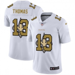 New Orleans Saints 13 Michael Thomas White Men Nike Team Logo Dual Overlap Limited NFL Jersey New Orleans Saints 13 Michael Thomas White Men Nike Team Logo Dual Overlap Limited NFL Jersey