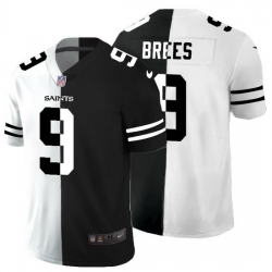 New Orleans Saints 9 Drew Brees Men Black V White Peace Split Nike Vapor Untouchable Limited NFL Jersey New Orleans Saints 9 Drew Brees Men Black V White Peace Split Nike Vapor Untouchable Limited NFL Jersey