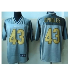 Nike New Orleans Saints 43 Darren Sproles Grey Elite Vapor NFL Jersey