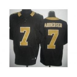 Nike New Orleans Saints 7 Morten Andersen Black Elite NFL Jersey Nike New Orleans Saints 7 Morten Andersen Black Elite NFL Jersey