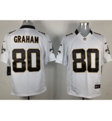 Nike New Orleans Saints 80 Jimmy Graham White LIMITED NFL Jersey