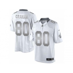 Nike New Orleans Saints 80 Jimmy Graham White Limited Platinum NFL Jersey Nike New Orleans Saints 80 Jimmy Graham White Limited Platinum NFL Jersey